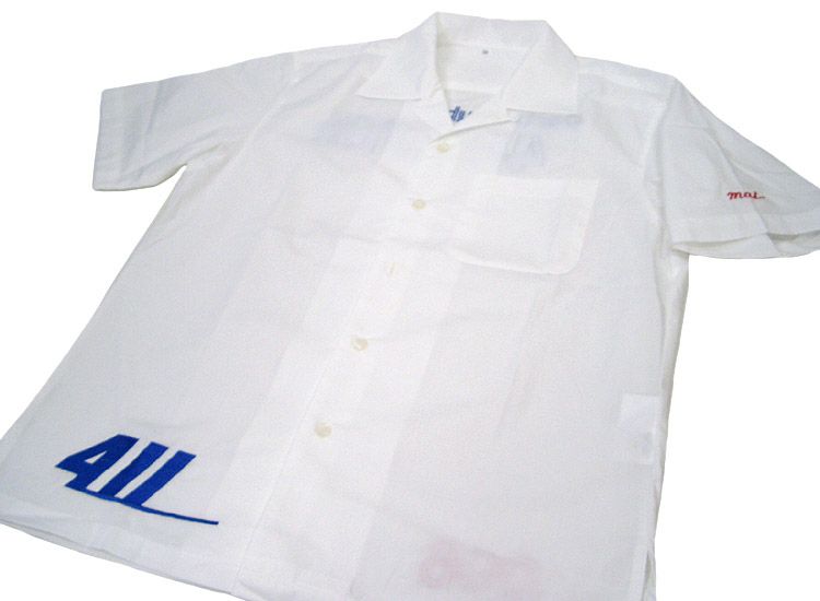 フロント部分はこんな感じで刺繍！