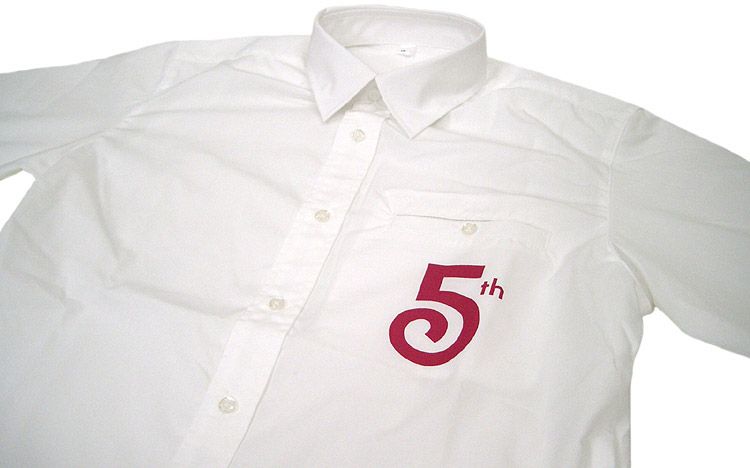 『5th』プリントはこんな感じで入れました！見てね♪