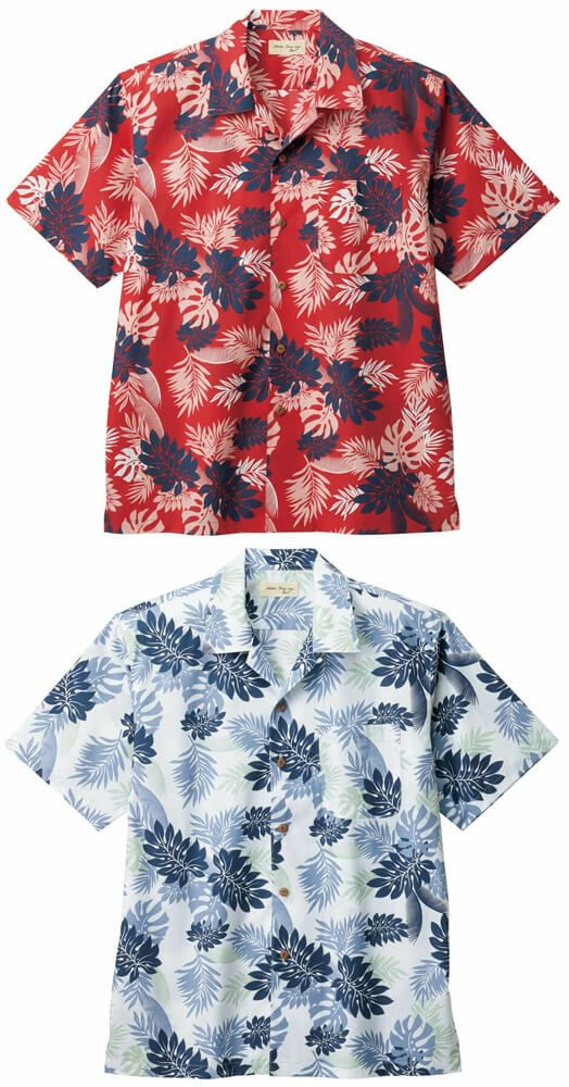 アロハシャツ（シダ柄） [BON-FB4547U]