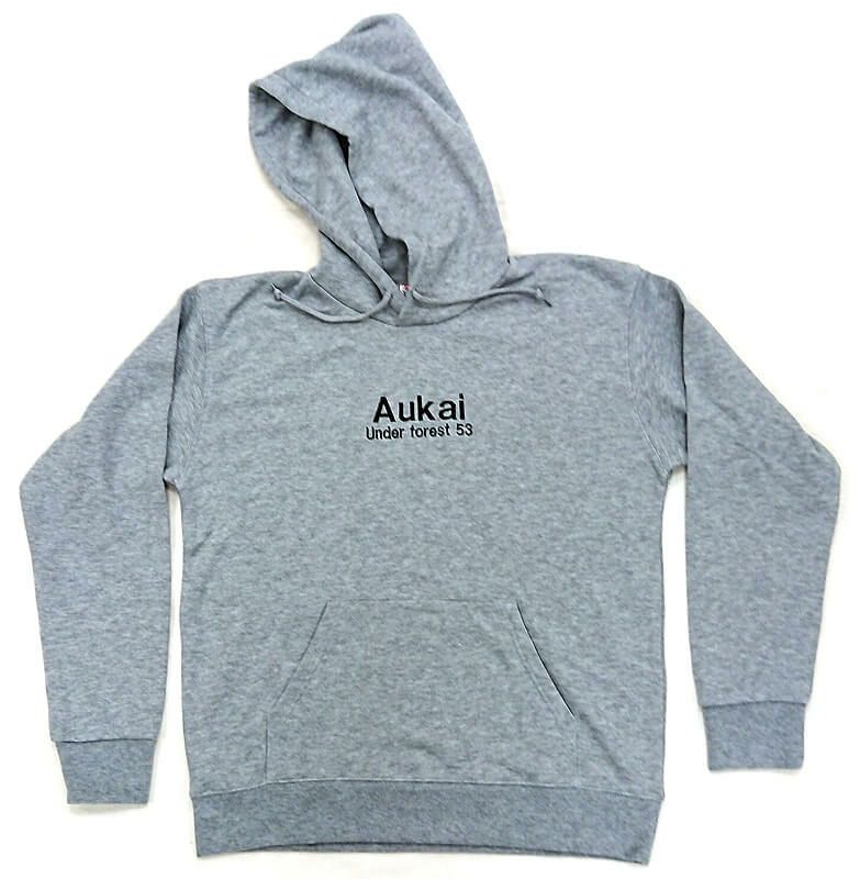 永友会様の名入れパーカーの完成写真。