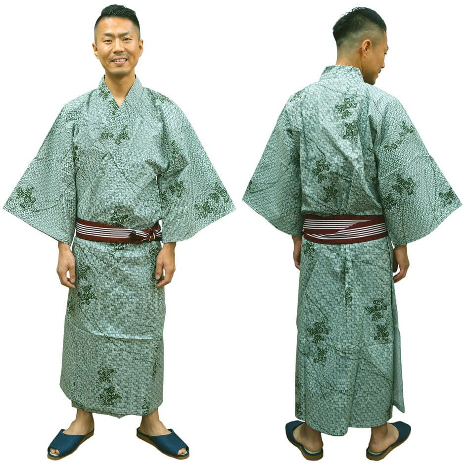 品番「YU-3780」（緑）を着用しました。