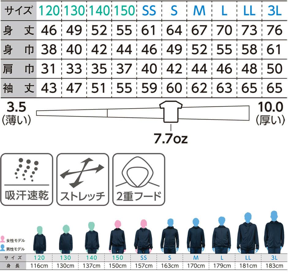 サイズ表