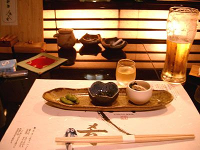 最後に少しだけ料理とビールをいただきました♪