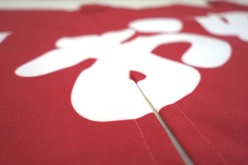 生地のアップ写真