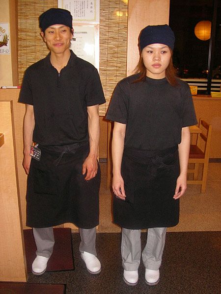 こちらの黒エプロンバージョンも購入いただきました。