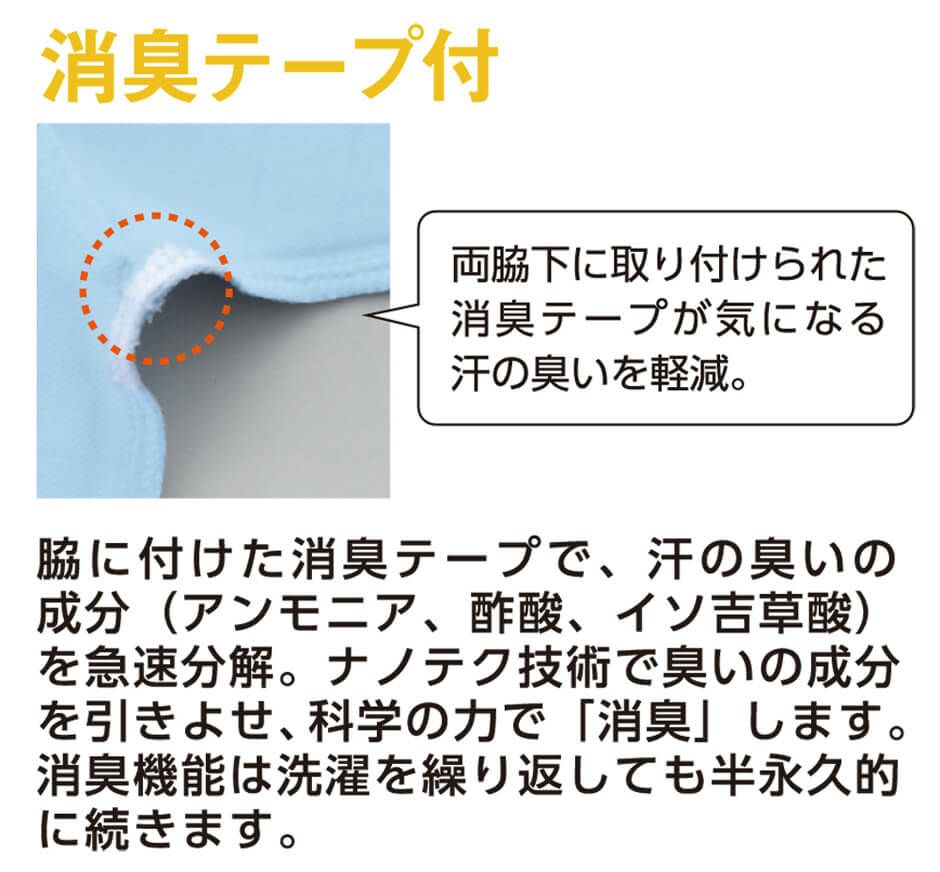 臭くならない消臭テープの説明画像