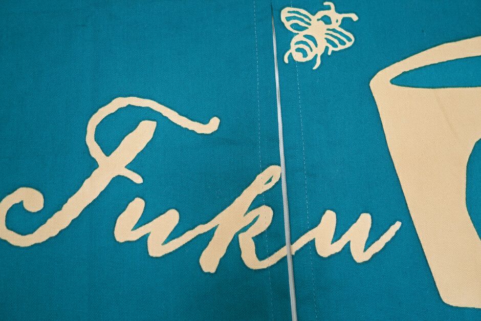 縫製部分のアップ写真