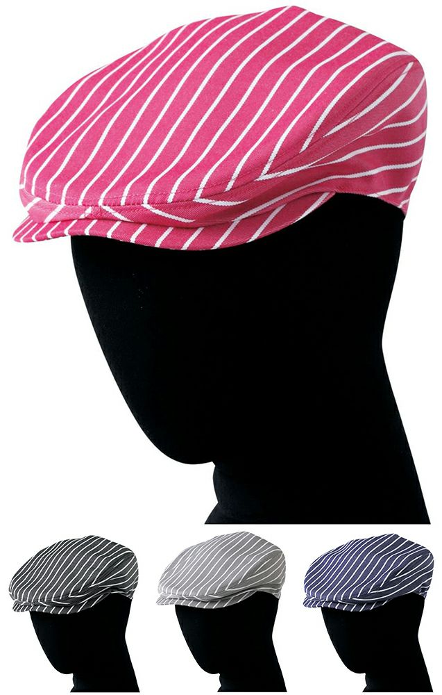 吸水速乾ストライプハンチング帽