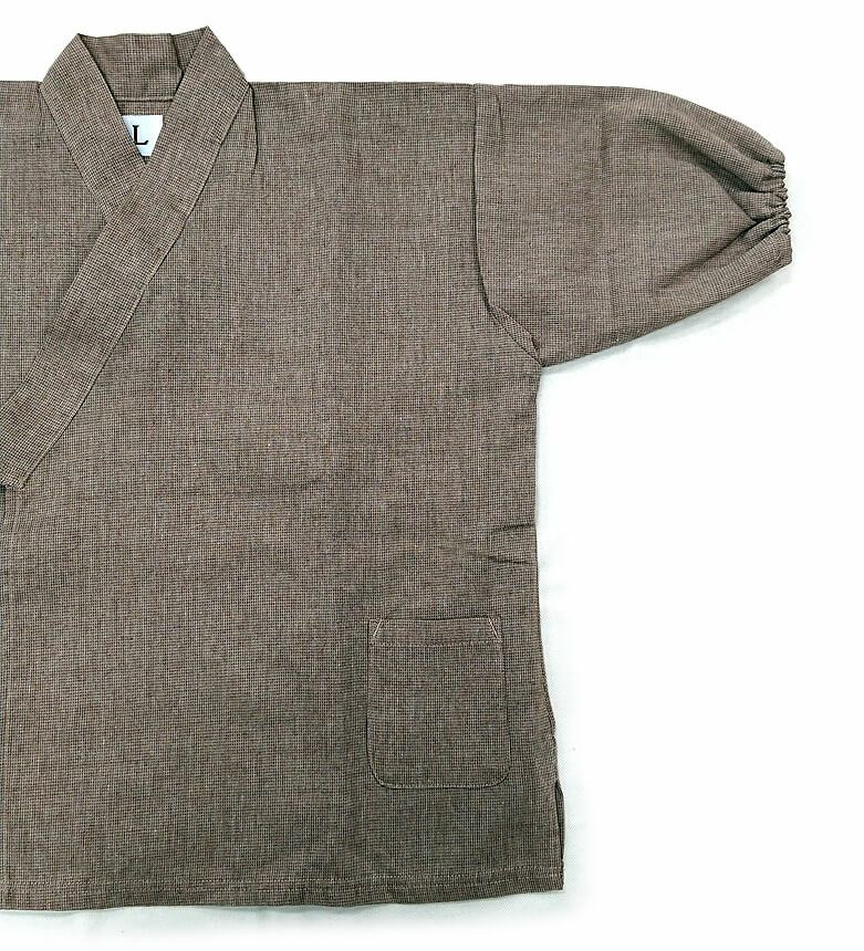 こんな感じで袖先にゴム入れ加工いたしました。