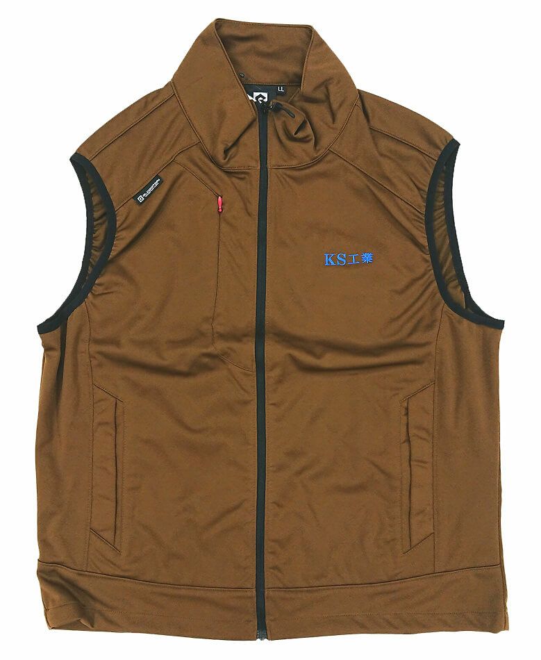 左胸には社名刺繍を名入れ