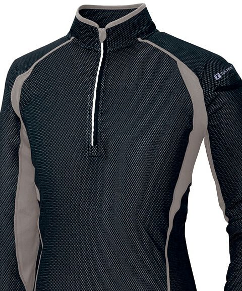 新品　マンシングウェア　メンズ　ジップアップシャツ　吸汗速乾　冷感　L Munsingwear 吸湿発熱 ハーフジップカットソー -デサントストア