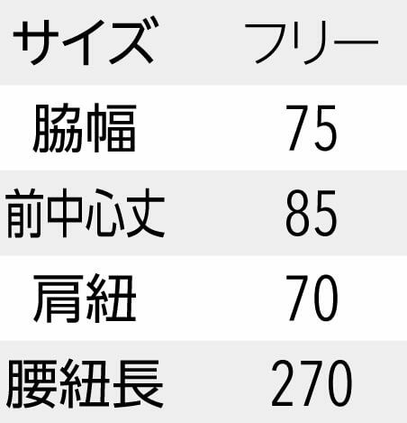 サイズ表