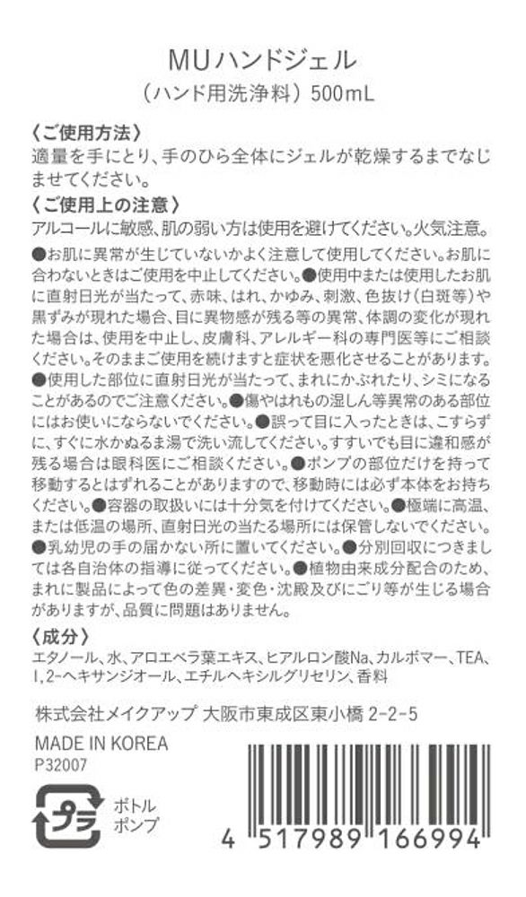 ご使用方法、ご注意事項