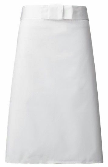 元々のポケット取付加工する前のポケットの無い状態の厨房エプロンの画像です。