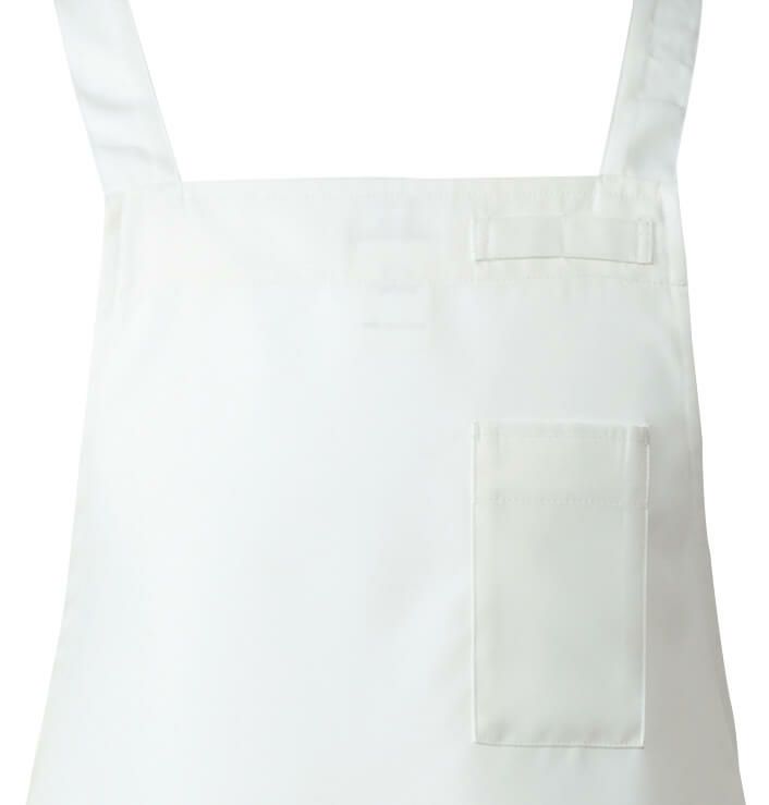 胸元には名札ループとペン差しポケット付き