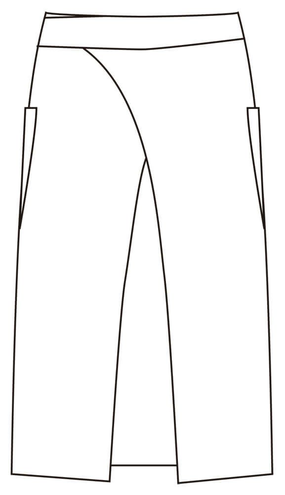 バックスタイルイラスト画像