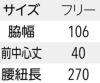 サイズ表