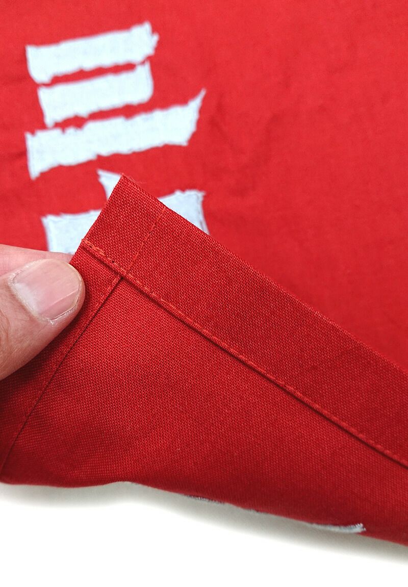 懐石料理店・三宅輝様のロゴ刺繍入りオーダー内暖簾を製作│飲食 懐石料理店・三宅輝様のロゴ刺繍入りオーダー内暖簾を製作│飲食