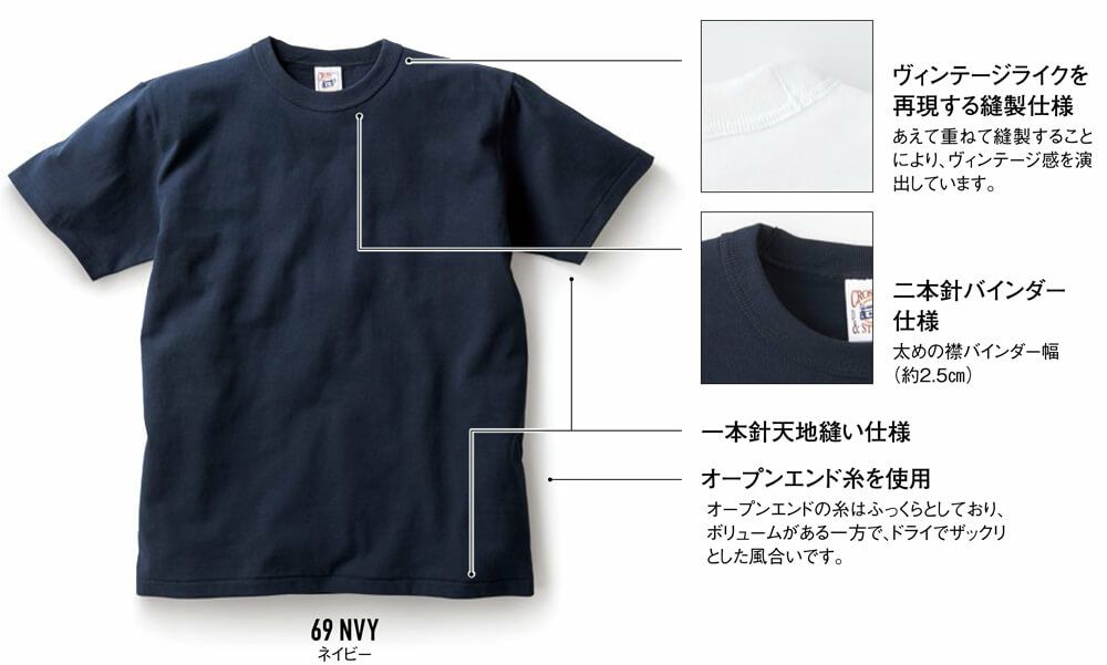 厚手Tシャツ詳細