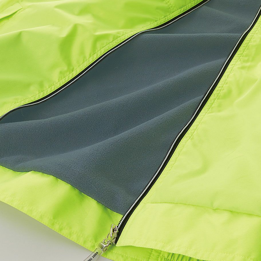 裏のフリース部分	