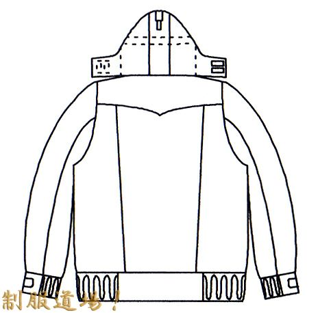 背中のイラスト画像