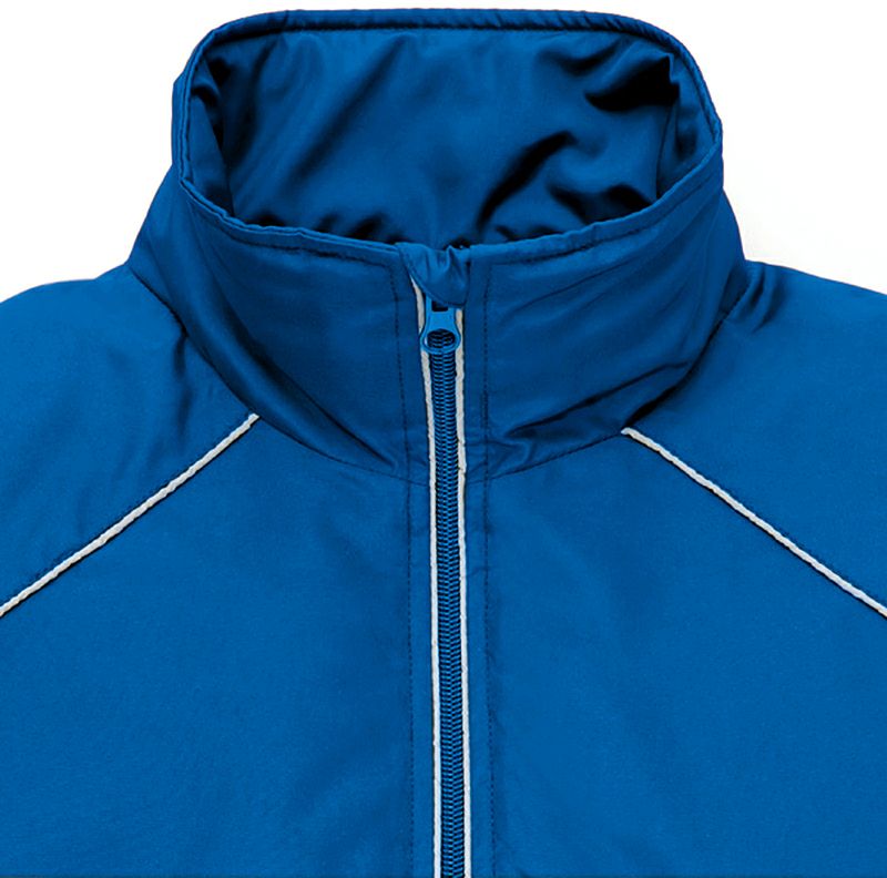 えり部分のアップ写真です♪　こんな感じで反射パイピングも付いてます！