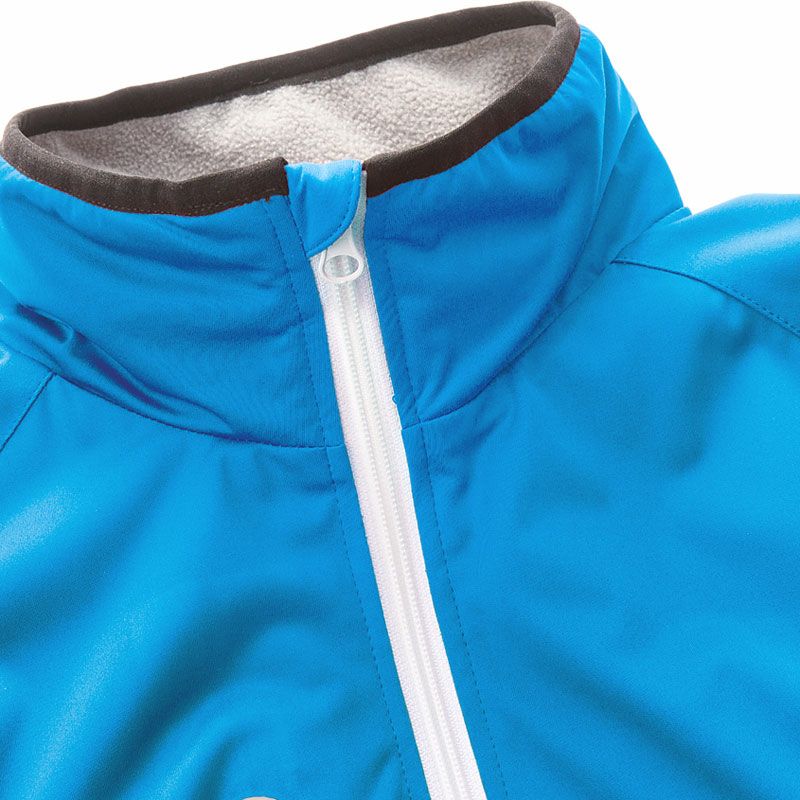 衿裏フリース＆ジップアップ衿