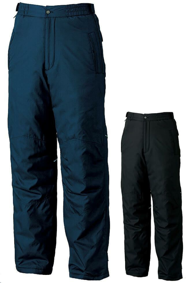 暖かい裏アルミの防寒ズボン