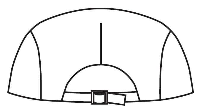 後ろアジャスターでサイズ調整可能