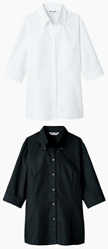 【女性用】七分袖ブラウス（イージーケア）