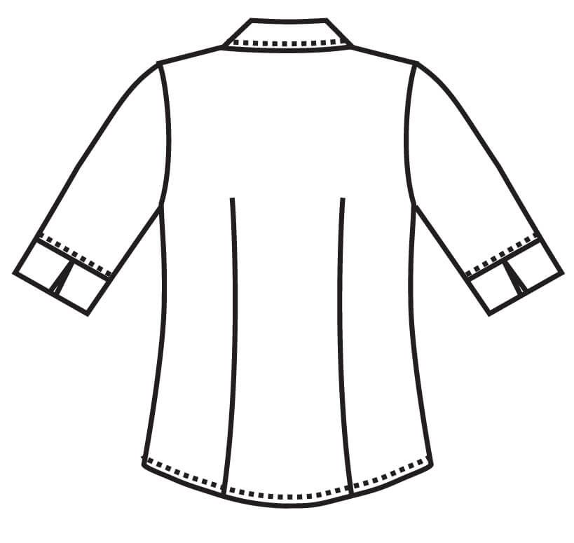 バックスタイルイラスト画像