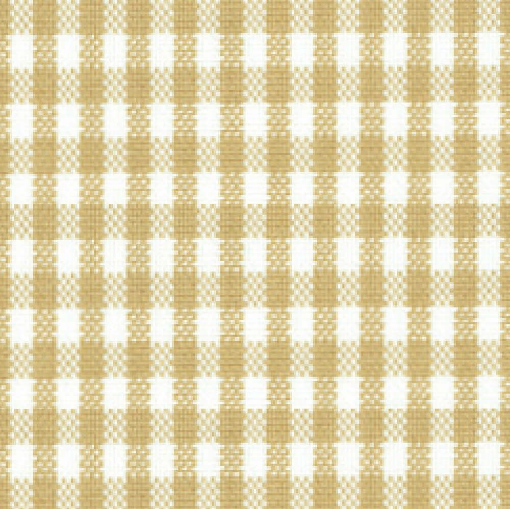 ギンガムチェックホワイトキャメル