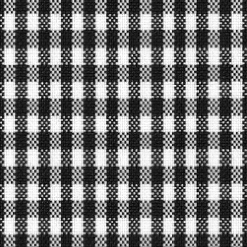 ギンガムチェックホワイトブラック