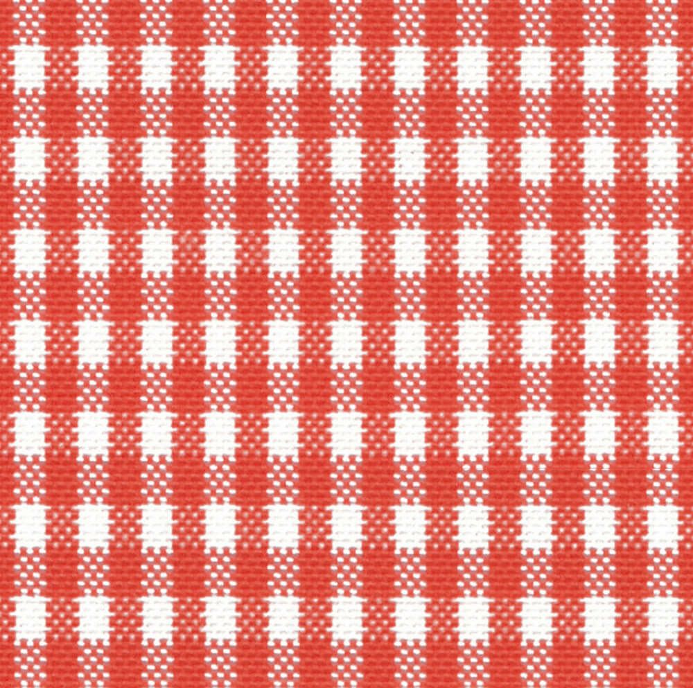 ギンガムチェックホワイトレッド