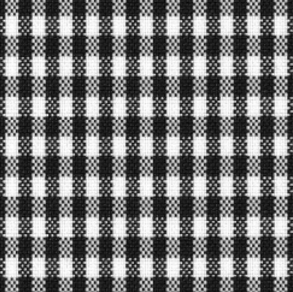 ギンガムチェックホワイトブラック