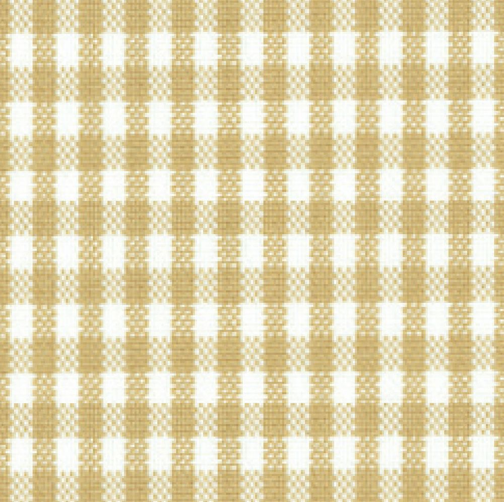 ギンガムチェックホワイトキャメル