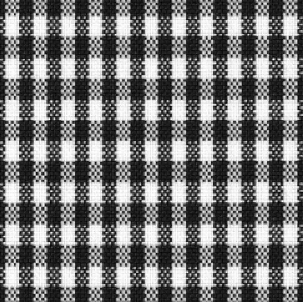 ギンガムチェックホワイトブラック