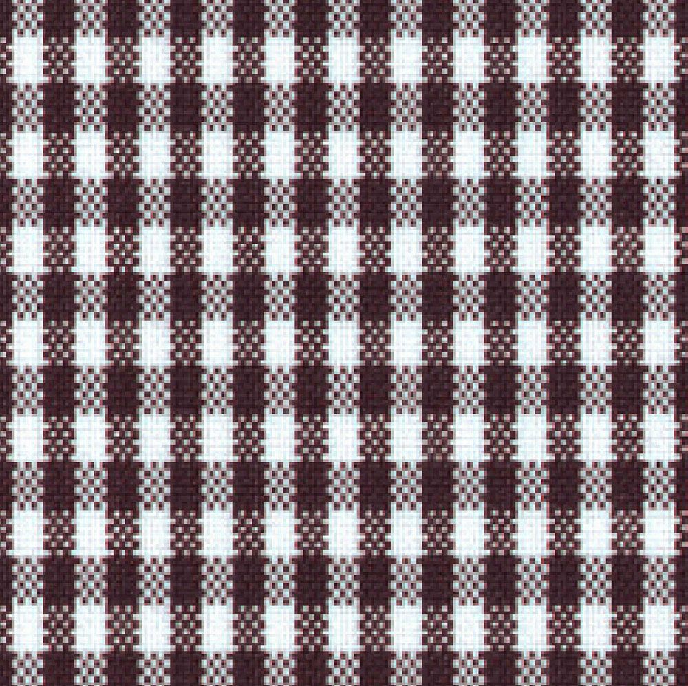 ギンガムチェック-ホワイト×ブラウン