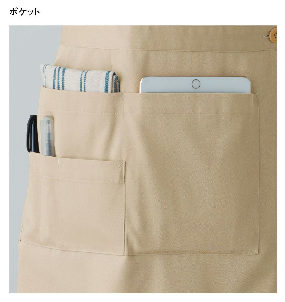 収納力抜群の多機能ポケット