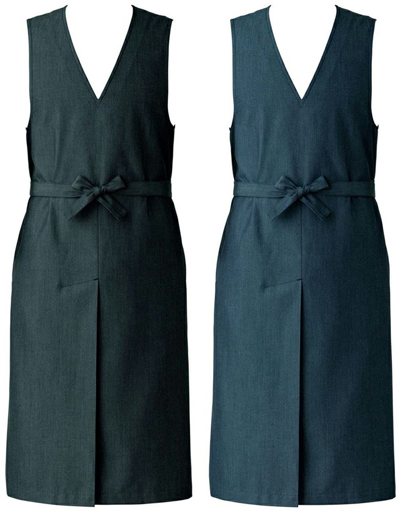 【デニム】エプロンドレス（男女兼用）