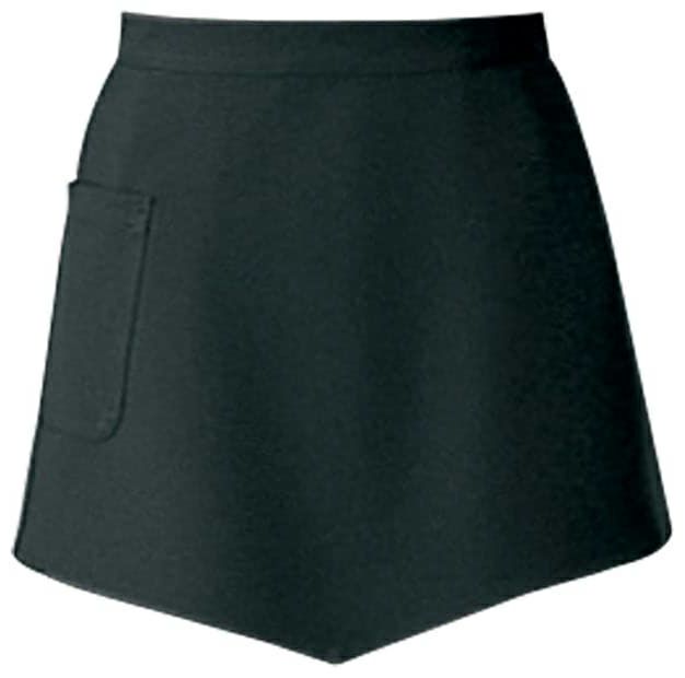 サロンエプロン（ストレッチ・制電加工）:ブラック