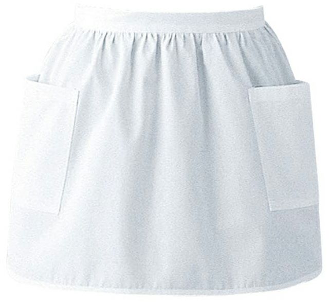 サロンエプロン:ホワイト