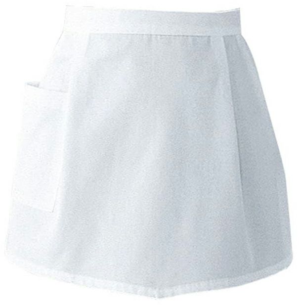 レディース用サロンエプロン:ホワイト