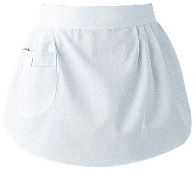 サロンエプロン（抗菌防臭）:ホワイト