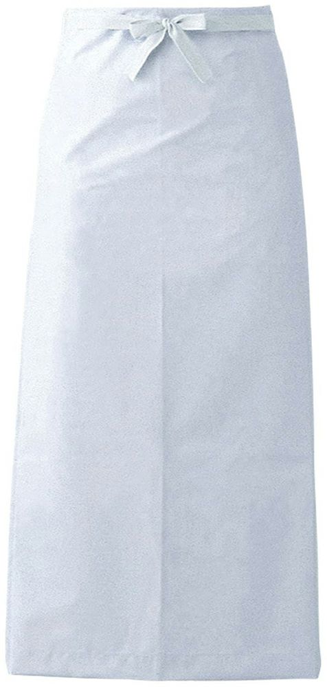 腰下ビニール防水エプロン（撥水・撥油）:ホワイト