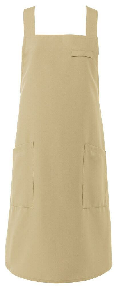 胸当てエプロン・ベージュの元々の状態の写真です。