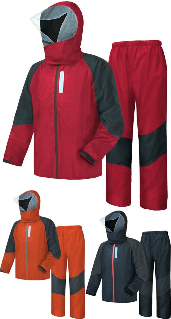 作業用レインコート・上下セット（耐水圧10000mm）