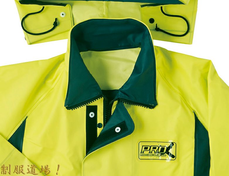 厚手】漁師用レインコート（抗菌加工・長持ち・頑丈）（品番：プロ