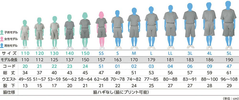 サイズ表