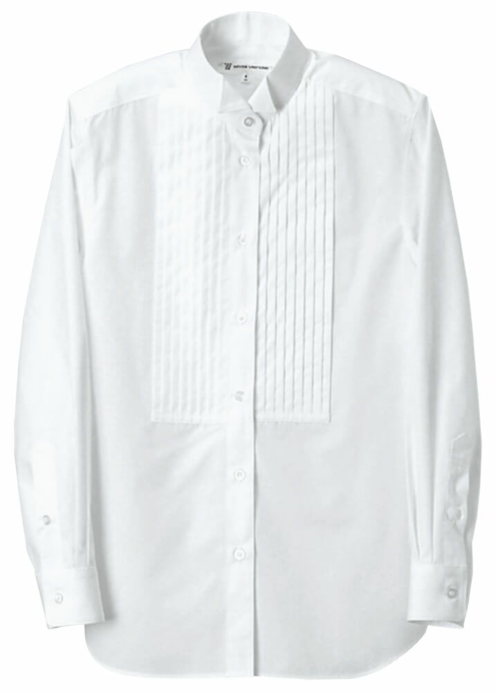 ウイングカラーシャツ [7-CH1545]　ホワイト＃0